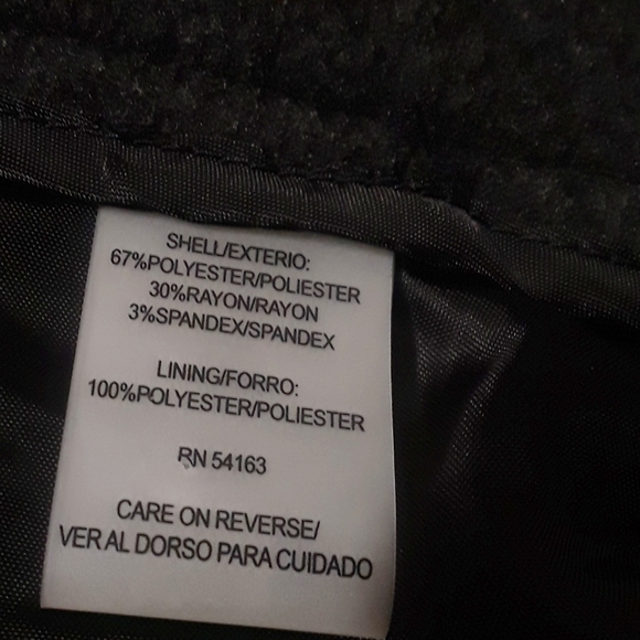 CALVIN KLEIN Gray Classic Fit Straight Leg Luxe Trouser Pants 14 NWT - Picture 6 of 7